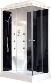 Royal Bath Душевая кабина RB 8120HP7-BT-L (черное/прозрачное стекло) – фотография-1