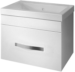 Какса-а Тумба с раковиной Квадро 60 подвесная – фотография-1