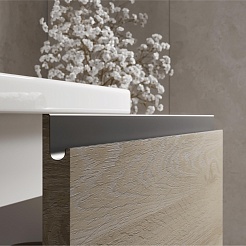 Vigo Тумба с раковиной Cross 600-0-2 дуб давос натуральный – фотография-6