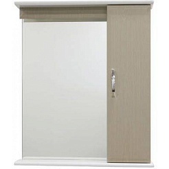 Водолей Зеркальный шкаф Тунис 65 R дуб – фотография-1