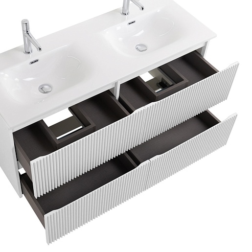 BelBagno Тумба под раковину Uno 120 подвесная Bianco Opaco – фотография-4