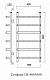 Domoterm Полотенцесушитель Стефано П6 400*600 – фотография-6