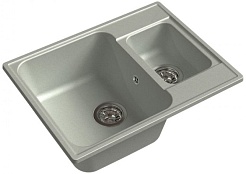 Granfest Мойка кухонная Quarz GF-Z09 Серый – фотография-1