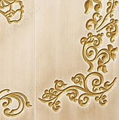 Misty Мебель для ванной Бабочка 105 бежевая патина – фотография-7