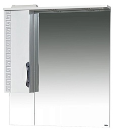 Misty Зеркало-шкаф Престиж 80 L белый/серебряная патина – фотография-4
