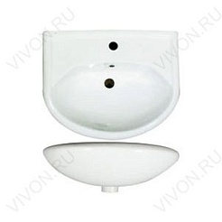 Runo Тумба с раковиной Уют 60 ящик – фотография-4