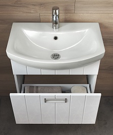 Vigo Тумба с раковиной Diana 1-600 Балтика подвесная – фотография-4