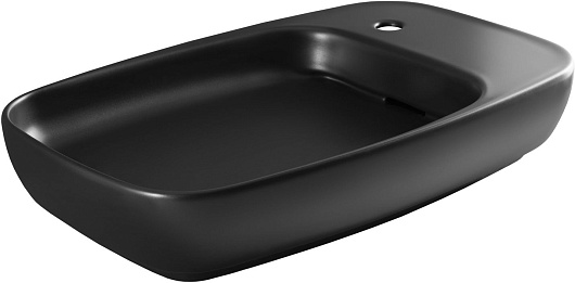 Allen Brau Мебельная накладная раковина Liberty 70 4.32012.31 чёрный матовый – картинка-5