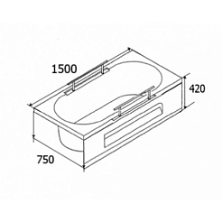 Appollo Акриловая ванна "TS-1502Q" – фотография-4