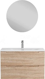 BelBagno Тумба с раковиной Etna 90 подвесная Rovere Bianco с раковиной BB-8099-90 – фотография-2