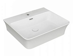 Teymi Тумба с раковиной Ritta 55 дуб эврика/белый матовый подвесная T60519 раковина T50002 – фотография-9