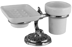 Art&Max Мыльница и стакан Barocco AM-1789-Cr