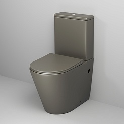 Grossman Унитаз компакт Color GR-4480GSMS хаки матовый – фотография-4
