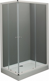 De Aqua Душевой уголок K12080OP-W 120х80 прозрачный – фотография-1