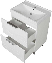 Mixline Тумба под раковину Гранд 70 Марго белая – фотография-2