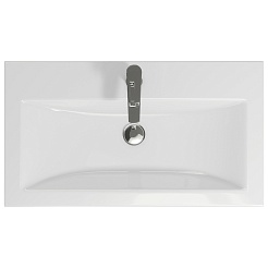 Vigo Тумба с раковиной Grani 80 напольная белая – фотография-7