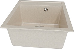 Teymi Мойка кухонная Lori Mini 46 кварцевая бежевая матовая – фотография-3