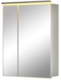 De Aqua Зеркало-шкаф для ванной Алюминиум 70 (AL 503 070 S) серебро – фотография-1