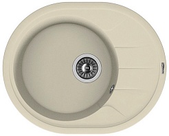 Florentina Мойка гранитная Родос 620 с крылом шампань – фотография-1