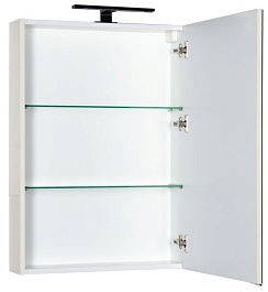 Aquanet Зеркальный шкаф "Алвита 60" крем – фотография-3