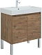 Aquanet Тумба с раковиной Nova Lite 75 2 дверцы подвесная дуб рустикальный – картинка-23