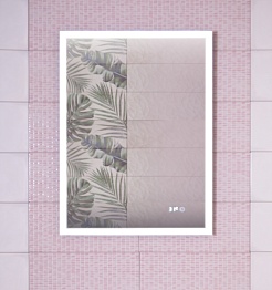 Бриклаер Зеркало Лофт 60 с часами – фотография-3