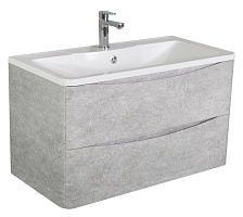 BelBagno Тумба под раковину Acqua 90 подвесная Cemento Verona Grigio