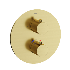 Sancos Душевой комплект Etna SC9010BG брашированное золото PVD покрытие – фотография-2