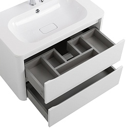 Cezares Тумба с раковиной Relax 80 подвесная bianco lucido – фотография-5