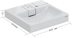 СанТа Раковина под стиральную машину Венера 60x60 – фотография-8