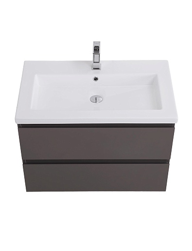 BelBagno Тумба под раковину Kraft 75 подвесная Темно-Серый матовый – фотография-2