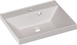 Style Line Тумба с кварцевой раковиной жасмин Моно 50 санд пудровый – фотография-4