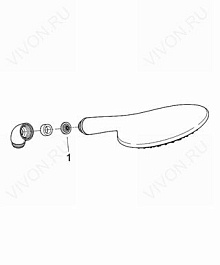 Grohe Душевая лейка "Rainshower Solo 150 27272000" – фотография-3