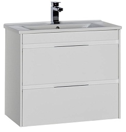 Aquanet Комплект мебели "Тулон 75" белый (183626) – фотография-4