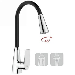 Frap Смеситель для кухни H71 F4471 хром – фотография-2