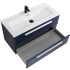 BelBagno Мебель для ванной Eco Cer-N 100 CZR-8073-100 sapfiro ручки сатин – фотография-6