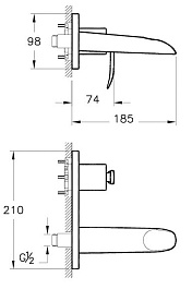 Vitra Смеситель T4 A42237EXP – фотография-2