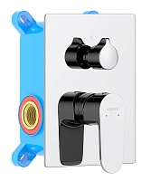 Aquatek Смеситель для душа и ванны Оберон AQ1246CR хром