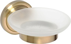 Bemeta Мыльница стеклянная Retro bronz 144108027 – фотография-1