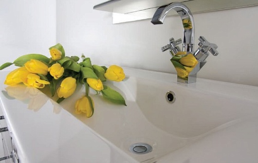 Водолей Тумба с раковиной "Ницца D 90" дуб c б/к, Elen – картинка-3