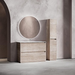 Sancos Тумба под раковину Libra Floor 120 дуб галифакс натуральный – фотография-4