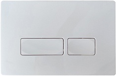 Ceruttispa Клавиша смыва CR02WH белая матовая