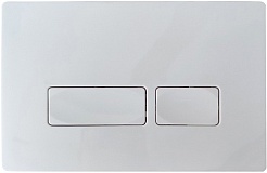 Ceruttispa Клавиша смыва CR02WH белая матовая – фотография-1