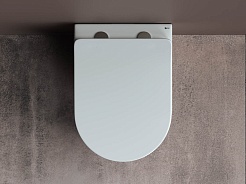 Ceramicanova Подвесной унитаз Mia Rimless CN1805 белый – фотография-6