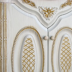 Атолл Мебель для ванной Наполеон 75 золото – фотография-2