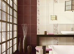 Коллекция плитки Атем Sakura коричневая