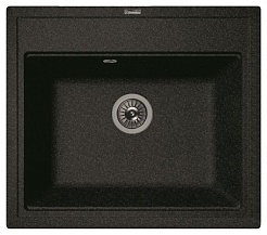 Florentina  Мойка гранитная Липси 600 черный – фотография-1