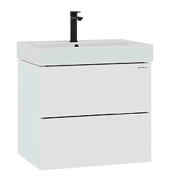 Onika Тумба под раковину Эсквана 65 подвесная белая – фотография-1