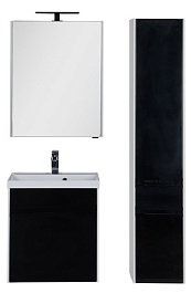 Aquanet Мебель для ванной "Латина 60" черный 1 ящик (181078) – фотография-3