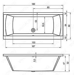 Riho Акриловая ванна Julia 180 – фотография-3
